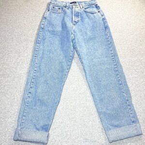 Gap Jeans Women's 5/6 Boyfriend Button Fly Hi Rise Cotton Cuffed Casual Denim